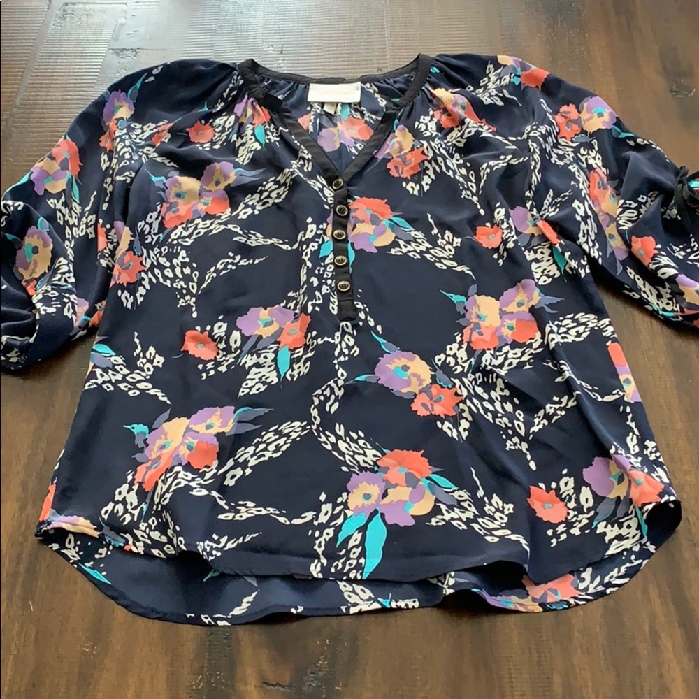 YUMI KIM Floral Silk Blouse